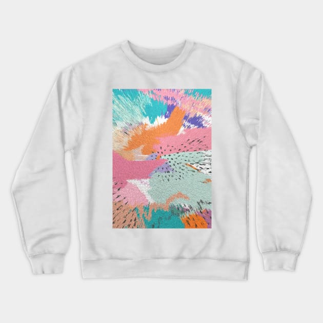 Summer Vape // Abstract Home Decor Crewneck Sweatshirt by DankFutura